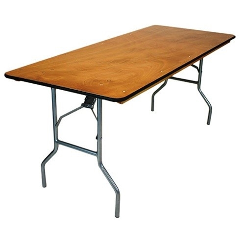 Free Shipping 30 X 96 Plywood Folding Table Miami Banquet Cheap